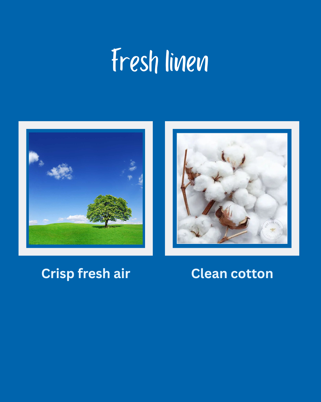 Fresh linen snap bar