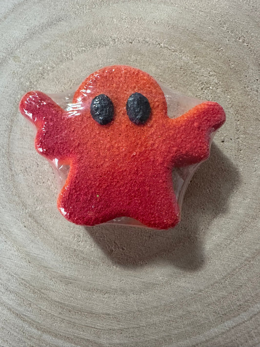 Orange mini Casper bath bomb