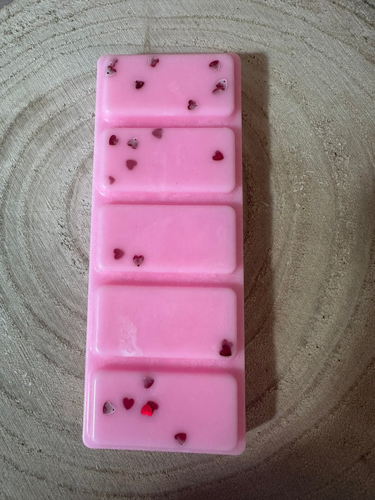 Raspberry cotton cloud snap bar